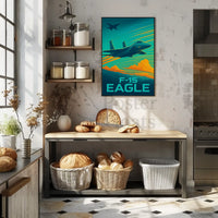 F-15 Eagle Aviation Art Poster PosterGoat
