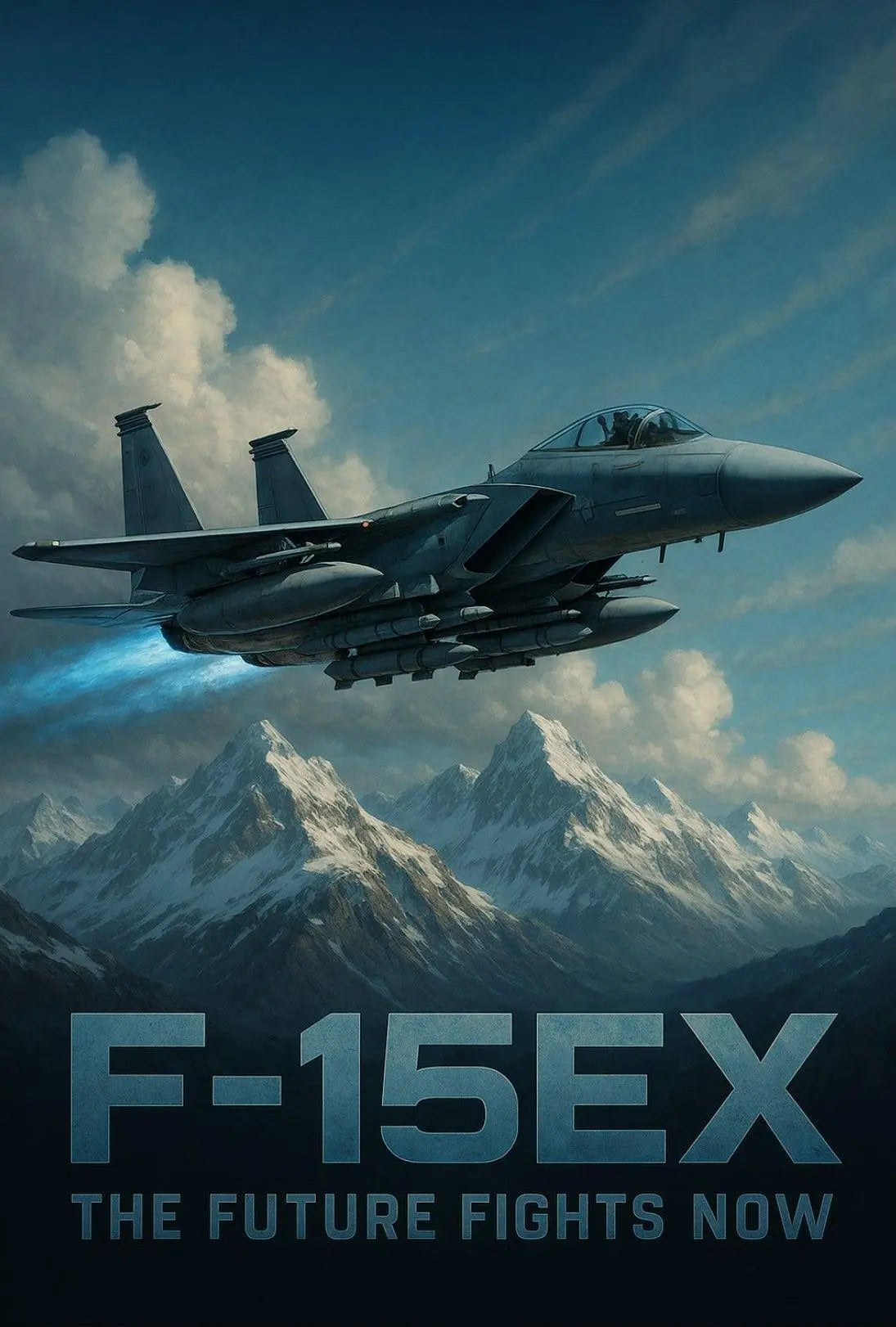 F-15EX Fighter Jet: The Future Poster PosterGoat