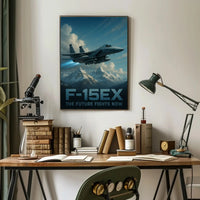 F-15EX Fighter Jet: The Future Poster PosterGoat