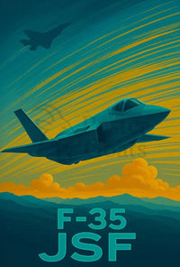 F-35 Aviation Innovation Dynamic Poster PosterGoat