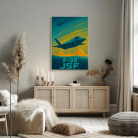 F-35 Aviation Innovation Dynamic Poster PosterGoat