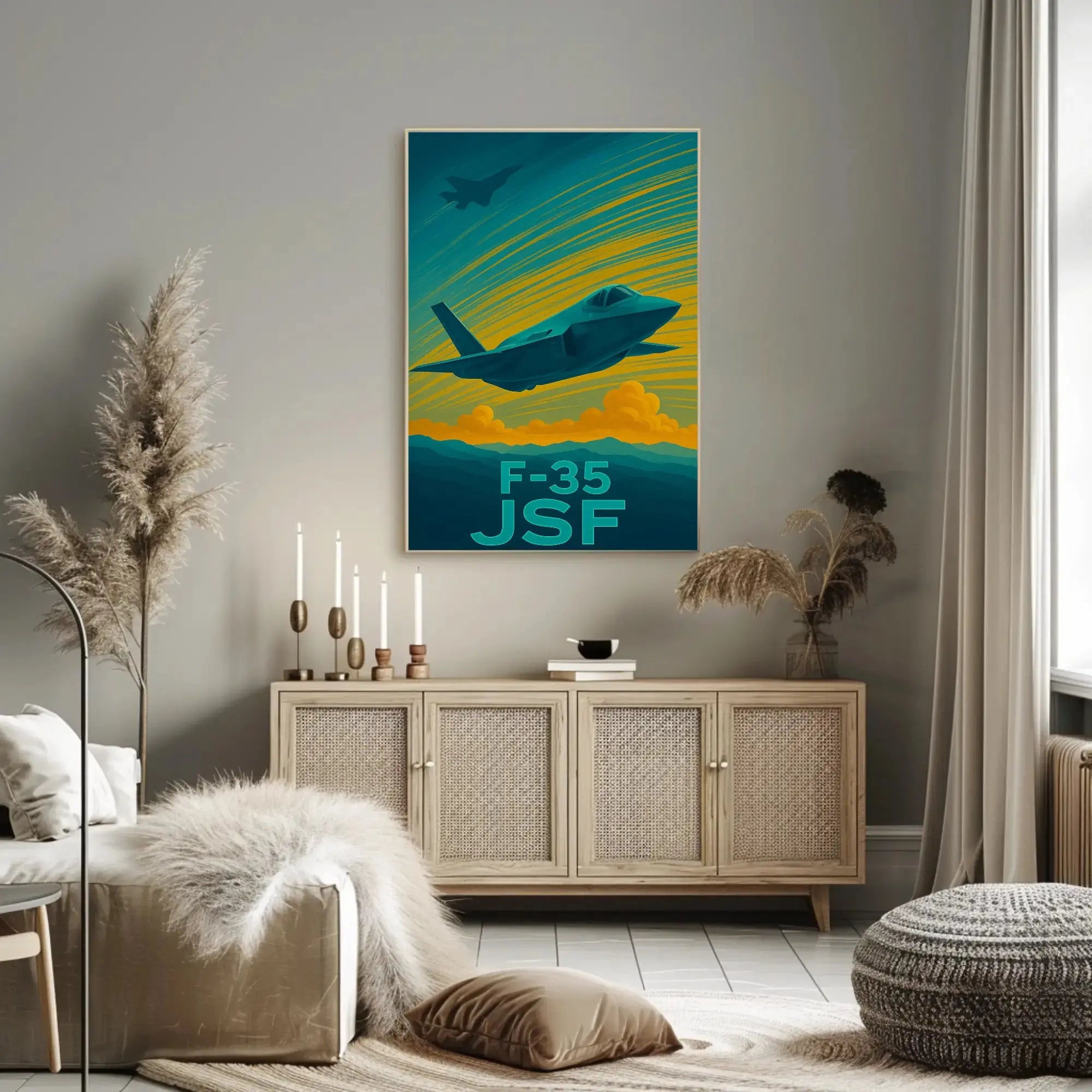 F-35 Aviation Innovation Dynamic Poster PosterGoat