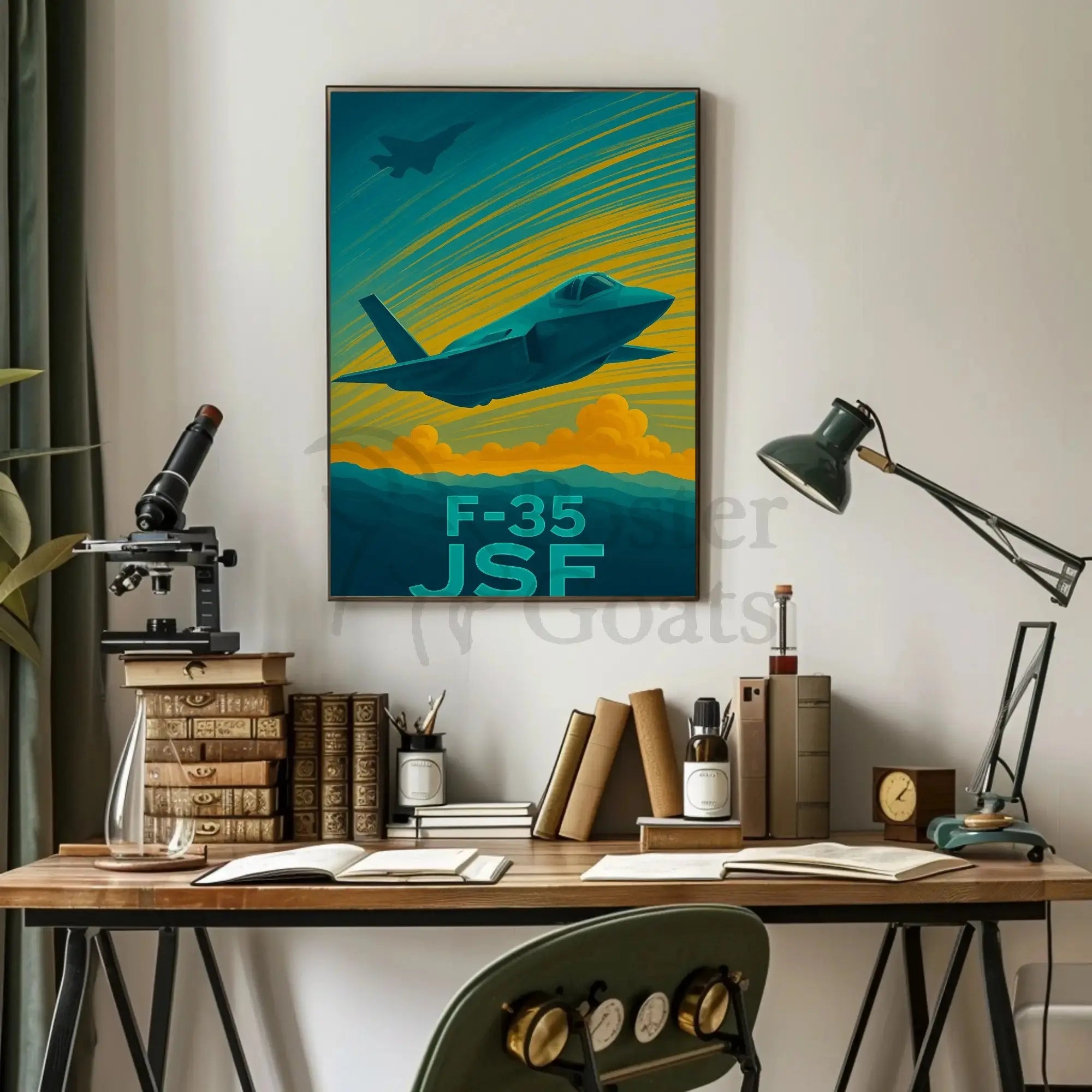 F-35 Aviation Innovation Dynamic Poster PosterGoat