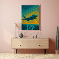 F-35 Aviation Innovation Dynamic Poster PosterGoat