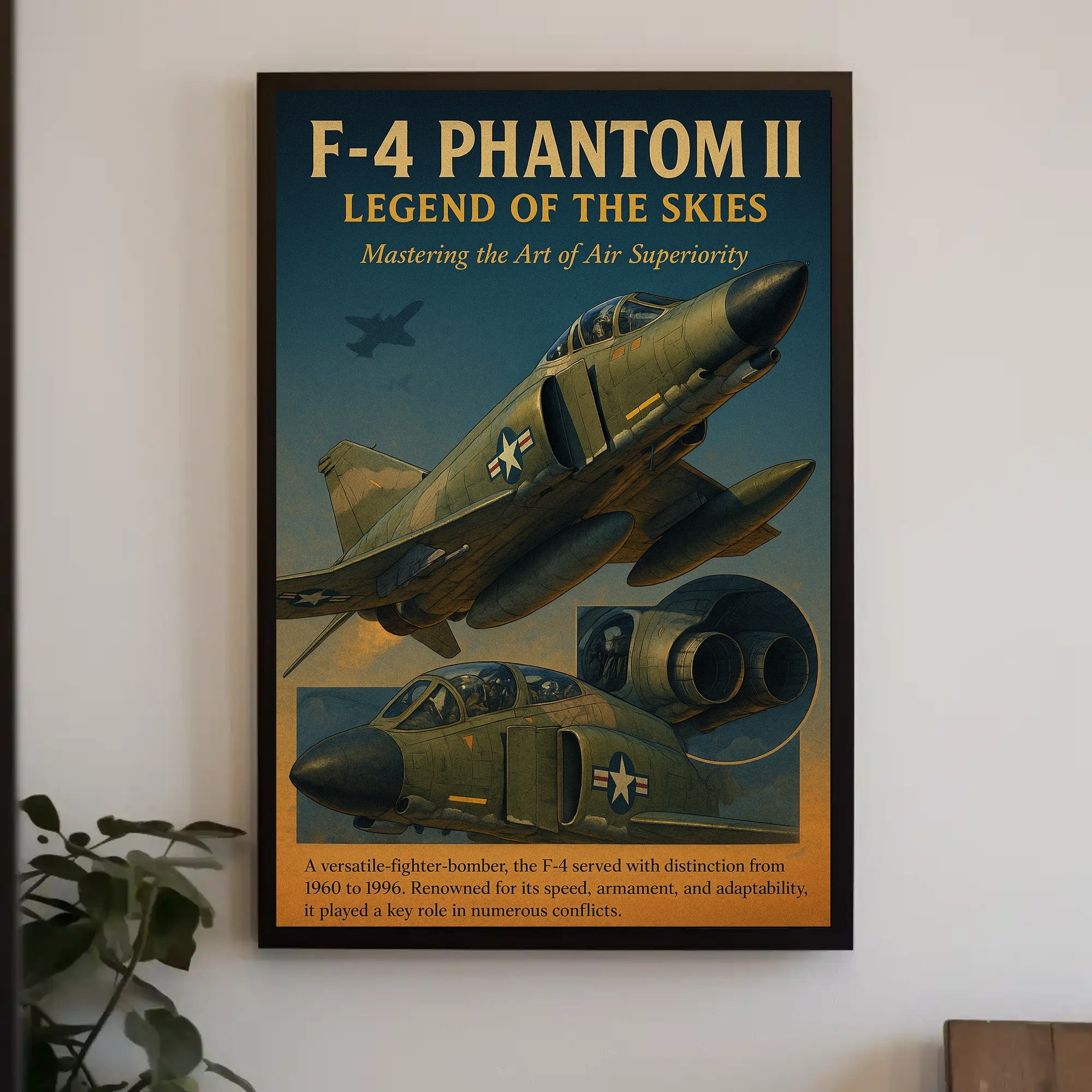 F-4 Phantom Ii Legend Of The Skies Poster PosterGoat