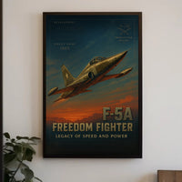 F-5A Freedom Fighter Wall Art Print PosterGoat