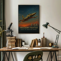 F-5A Freedom Fighter Wall Art Print PosterGoat
