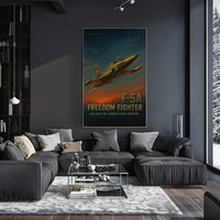 F-5A Freedom Fighter Wall Art Print PosterGoat