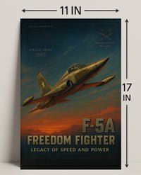 F-5A Freedom Fighter Wall Art Print PosterGoat