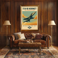 FA-18 Hornet The Legend in Flight Poster PosterGoat