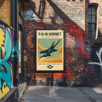 FA-18 Hornet The Legend in Flight Poster PosterGoat