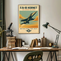 FA-18 Hornet The Legend in Flight Poster PosterGoat