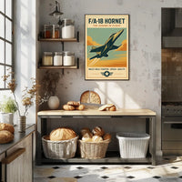 FA-18 Hornet The Legend in Flight Poster PosterGoat