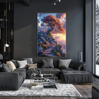 Fantastical Journey Enchanted Tree Abstract, Artistic, or Pop Culture Poster PosterGoat