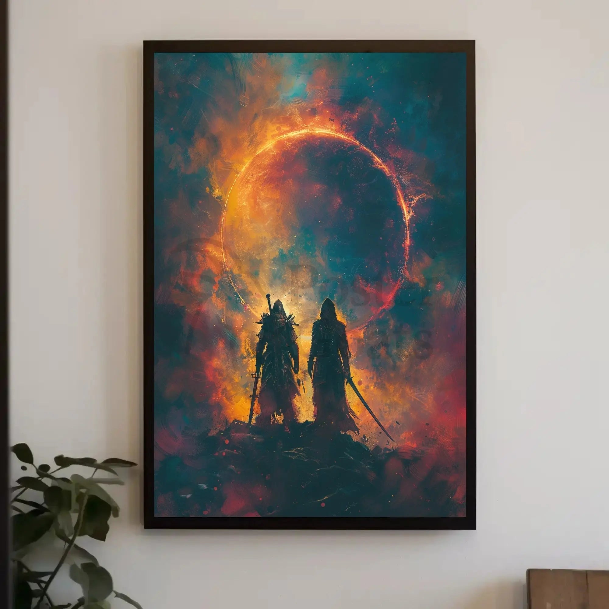 Fantasy Battle Epic: Abstract, Artistic, or Pop Culture Poster PosterGoat