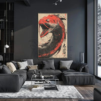 Fierce Dragon Creature Eastern Mythology Cultural Heritage Poster PosterGoat