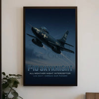 Fighter Plane Flying Through The Sky Travel Poster PosterGoat
