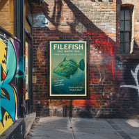 Filefish Salt Water Fish Poster PosterGoat