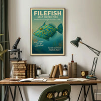 Filefish Salt Water Fish Poster PosterGoat