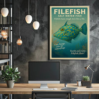 Filefish Salt Water Fish Poster PosterGoat