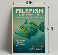 Filefish Salt Water Fish Poster PosterGoat