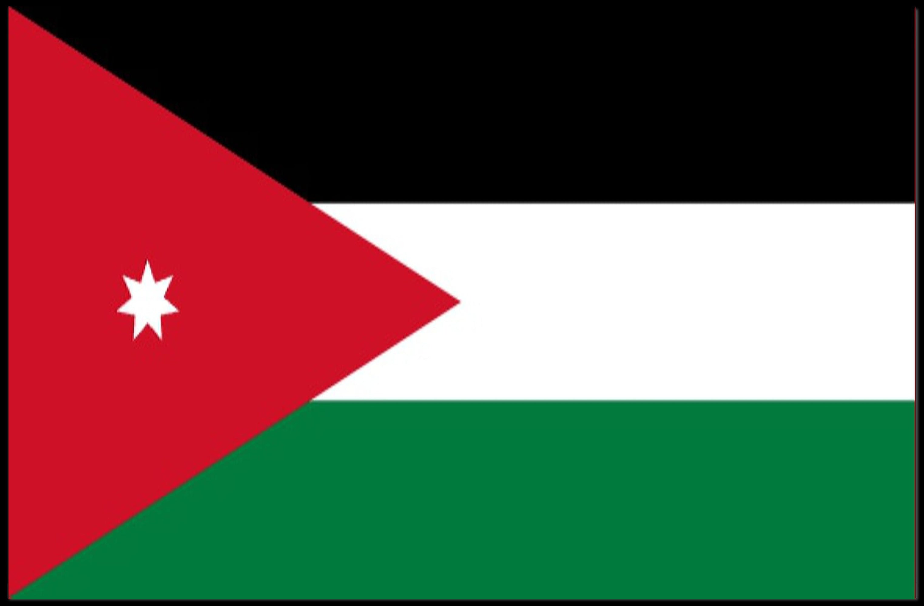 Flag of Jordan Patriotic Country Flag Poster PosterGoat