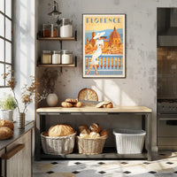 Florence Renaissance Travel Art Deco Poster PosterGoat
