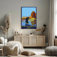 Fontainebleau Avon Vintage Travel Poster PosterGoat