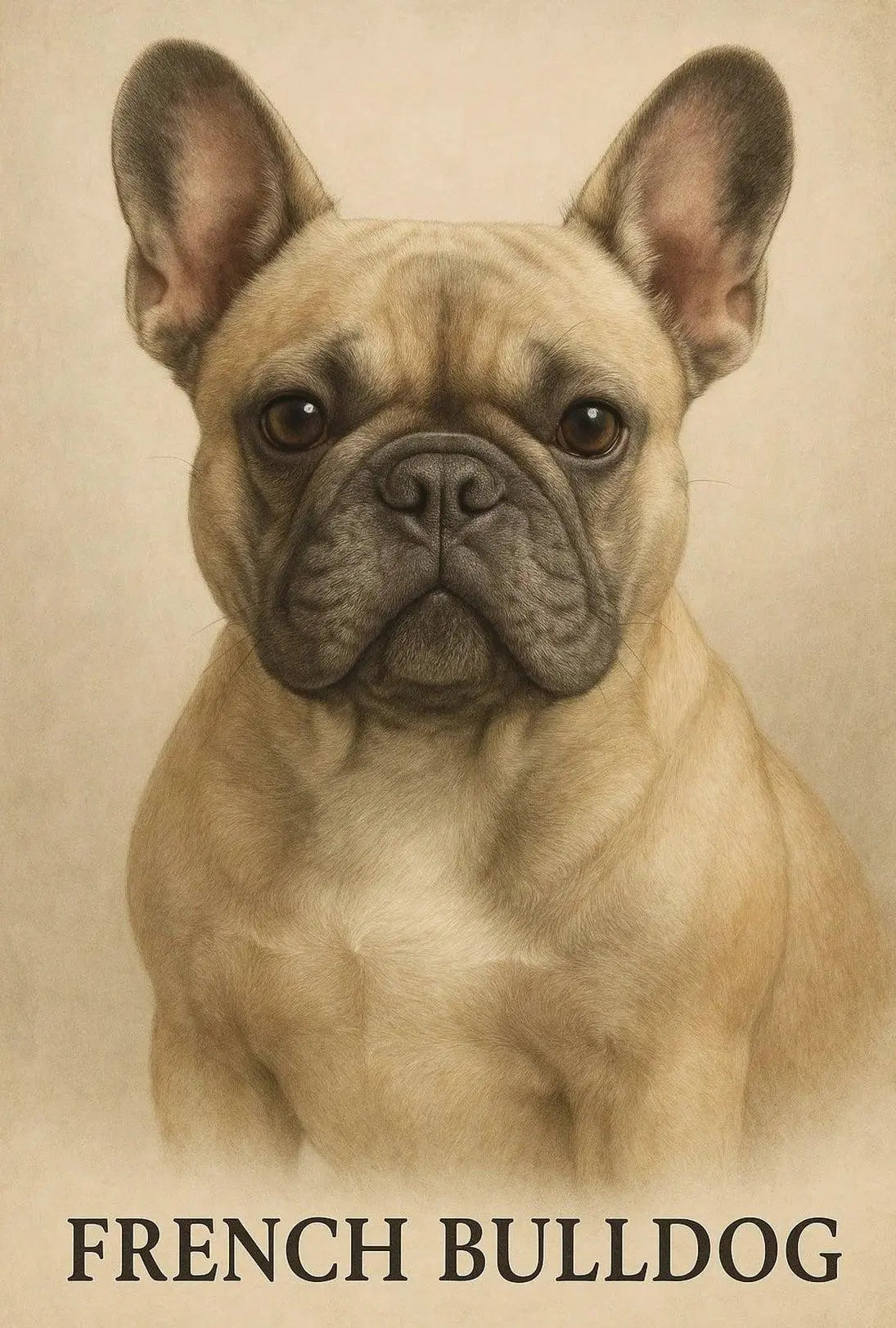 French Bulldog Illustration Art Print Dog Breed Poster PosterGoat