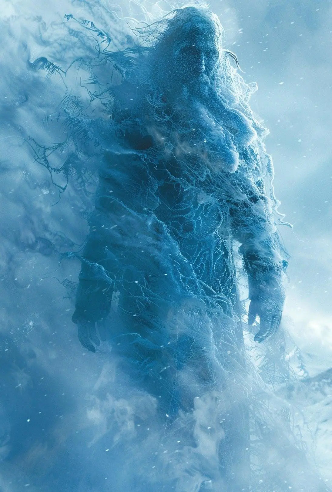 Frost Giant Fantasy Art Print - Abstract, Artistic, or Pop Culture Poster PosterGoat