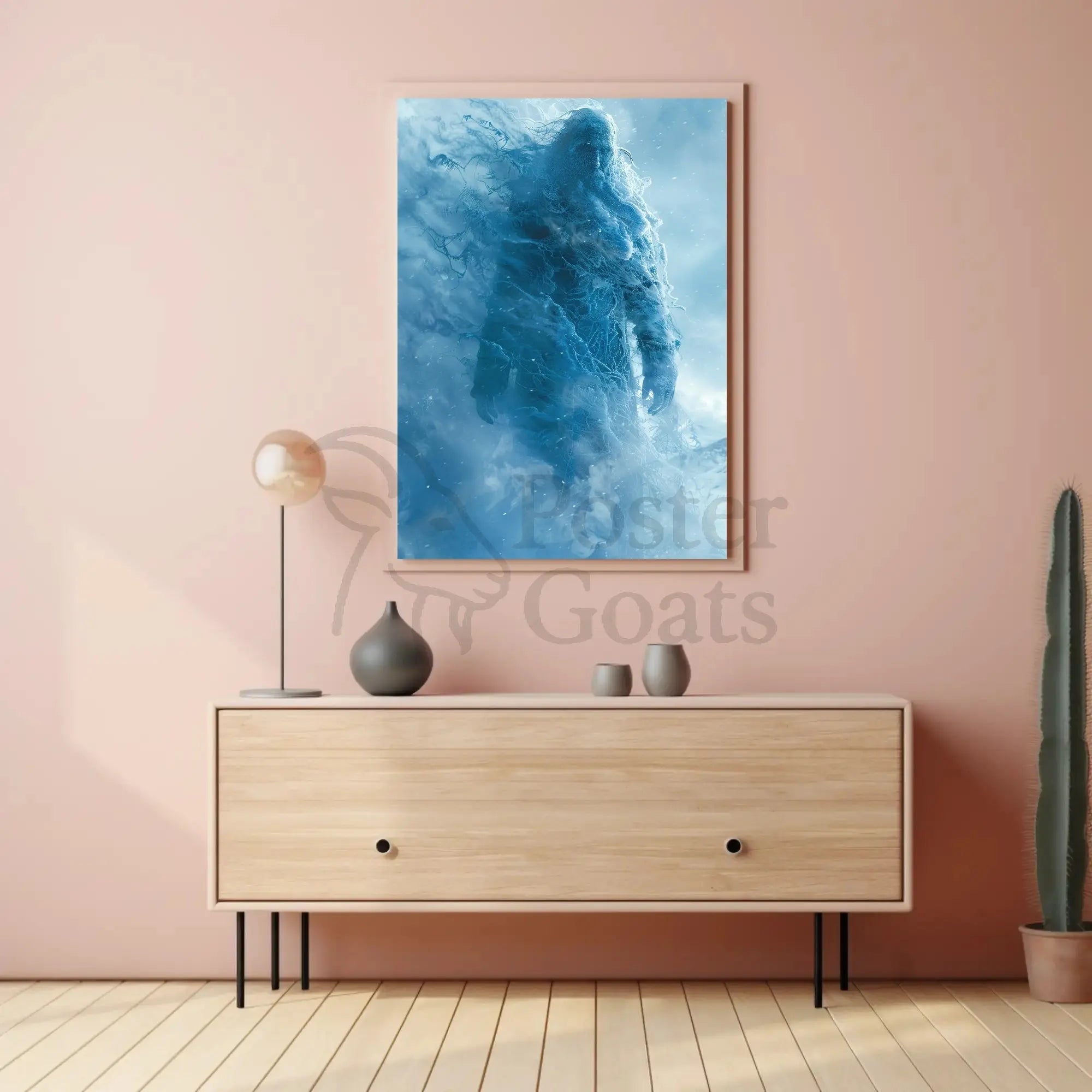 Frost Giant Fantasy Art Print - Abstract, Artistic, or Pop Culture Poster PosterGoat