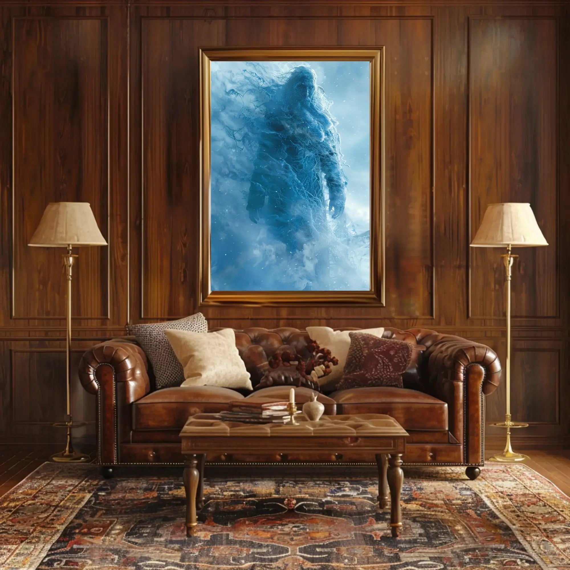 Frost Giant Fantasy Art Print - Abstract, Artistic, or Pop Culture Poster PosterGoat