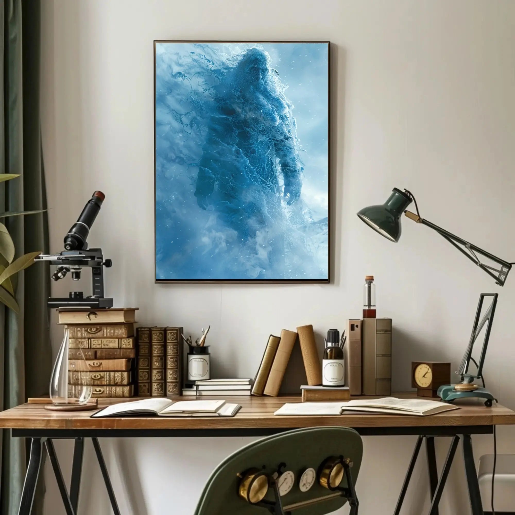 Frost Giant Fantasy Art Print - Abstract, Artistic, or Pop Culture Poster PosterGoat