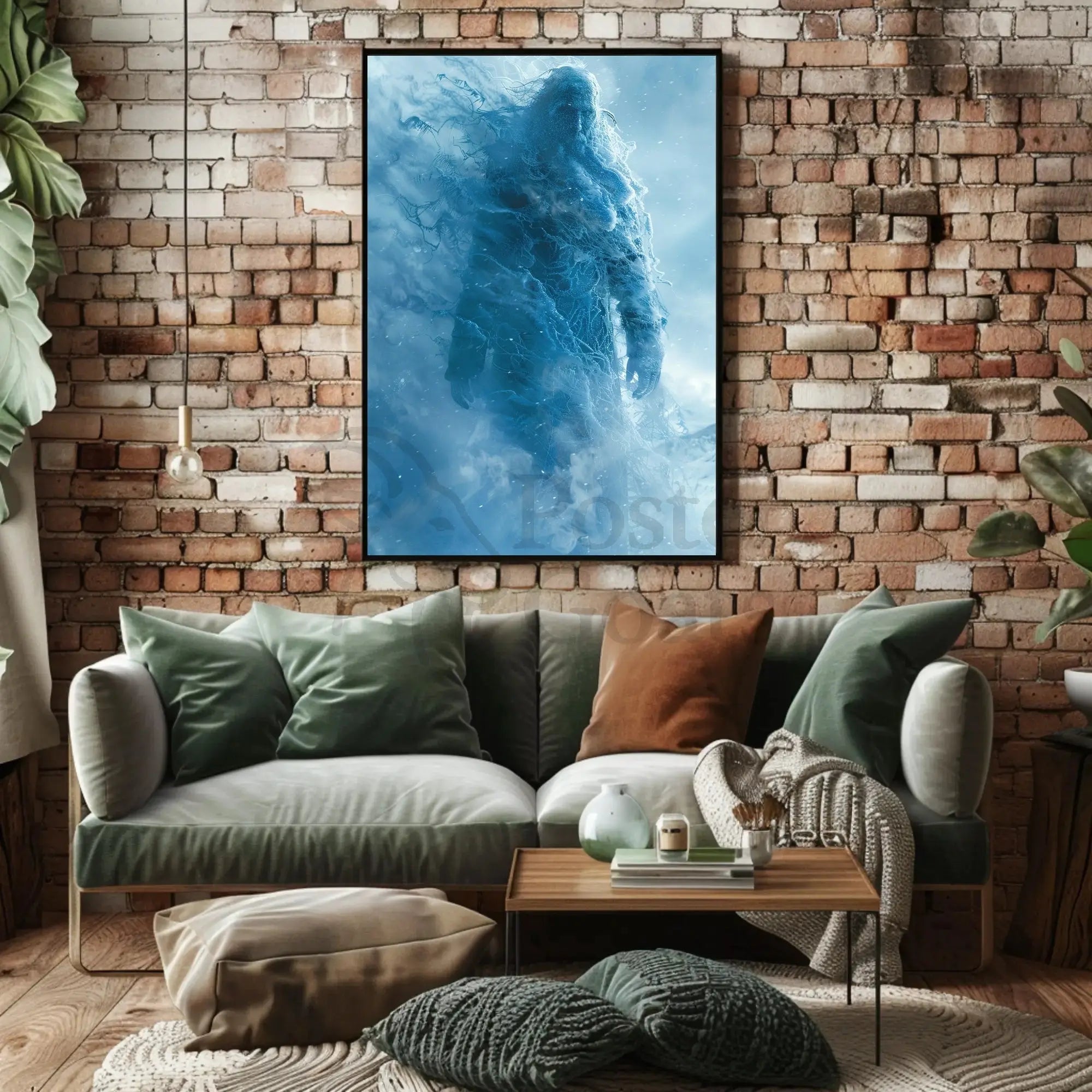Frost Giant Fantasy Art Print - Abstract, Artistic, or Pop Culture Poster PosterGoat