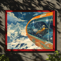 Futuristic Spacecraft Adventure Scenic Futuristic Sci-Fi Poster PosterGoat