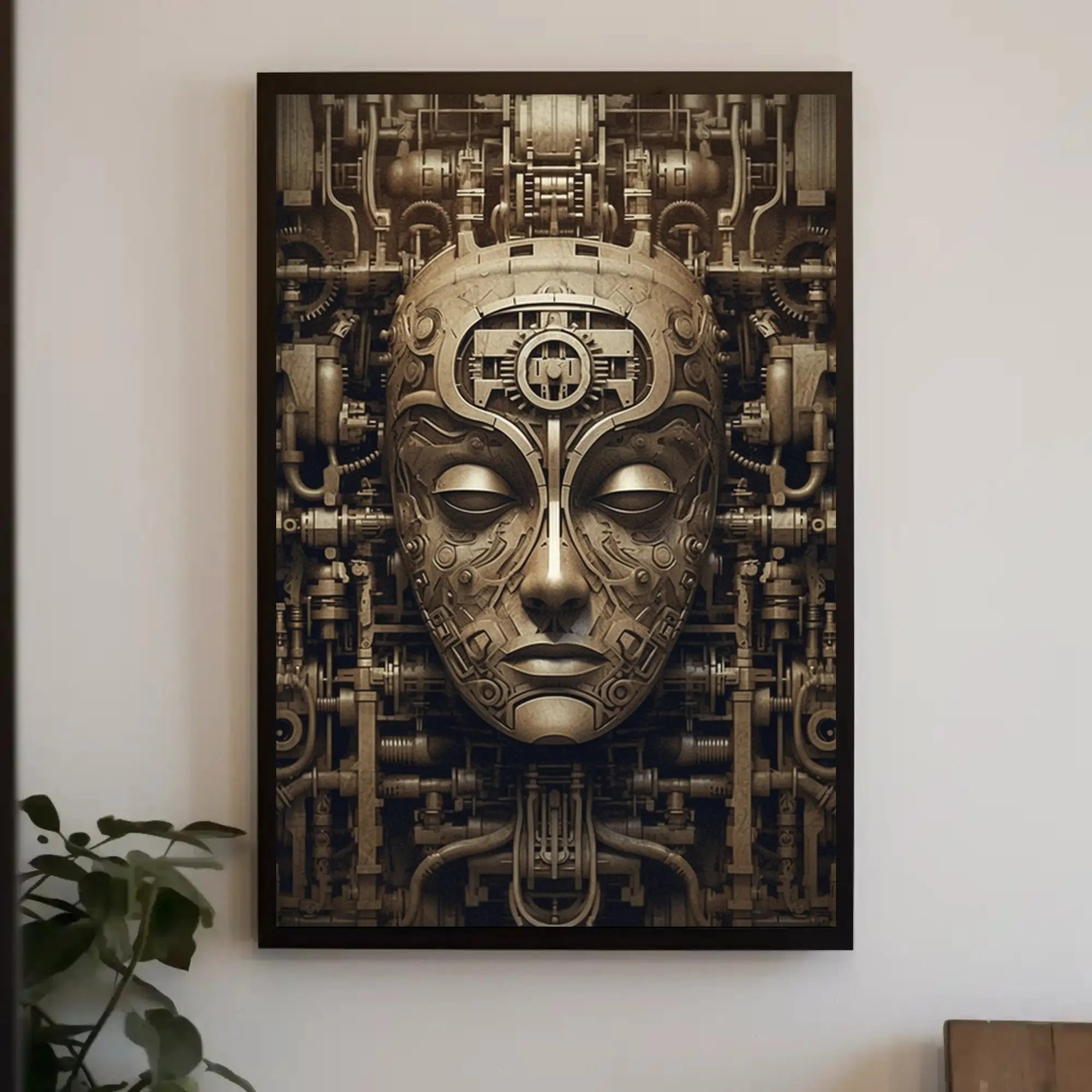 Futuristic Steampunk Fusion Futuristic Sci-Fi Poster PosterGoat