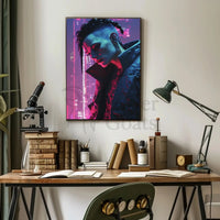 Futuristic Urban Cyberpunk Character Art Futuristic Sci-Fi Poster PosterGoat