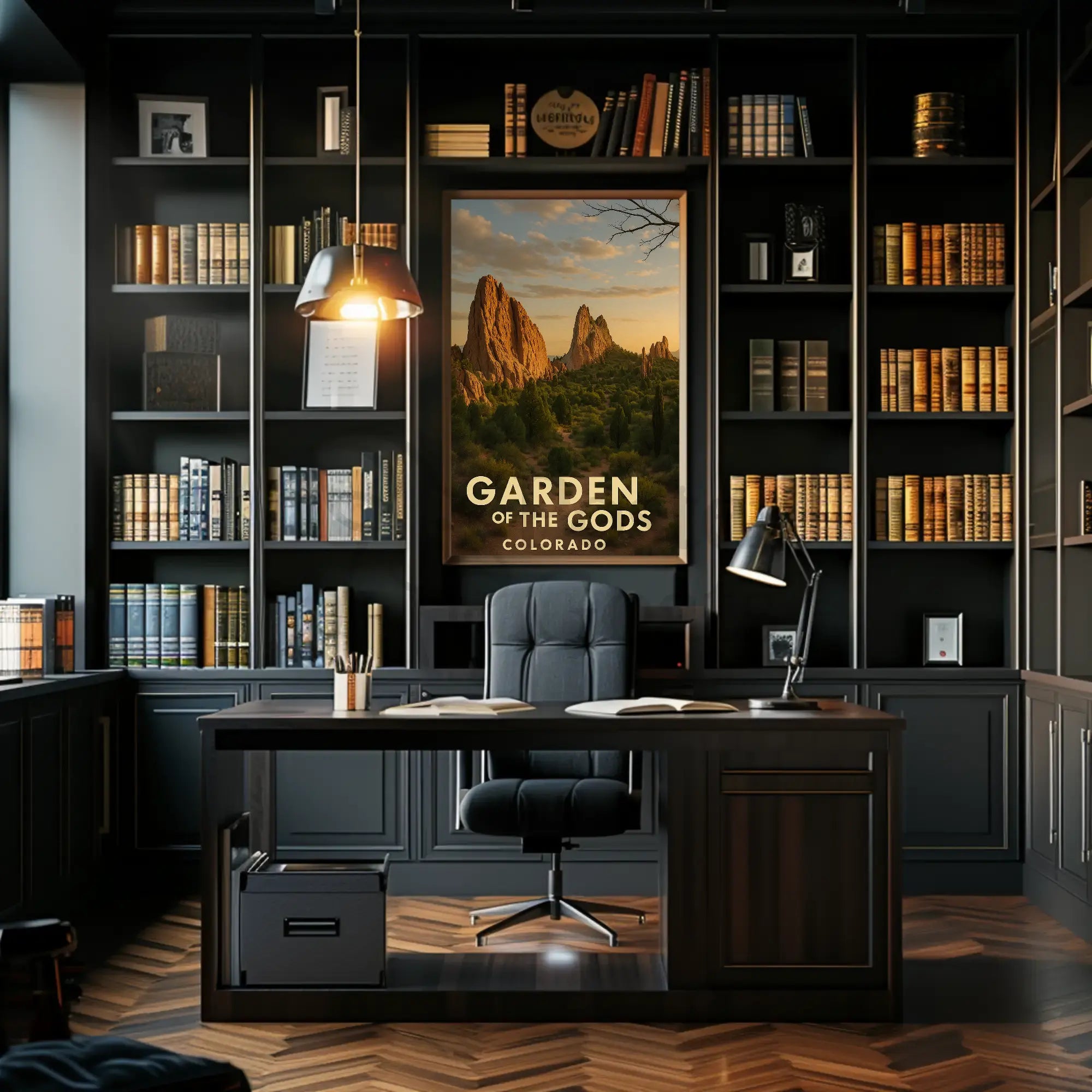 Garden of the Gods Colorado Travel Poster PosterGoat