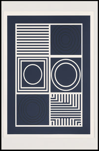 Geometric Abstraction Modern Design Abstract or Artistic Poster PosterGoat