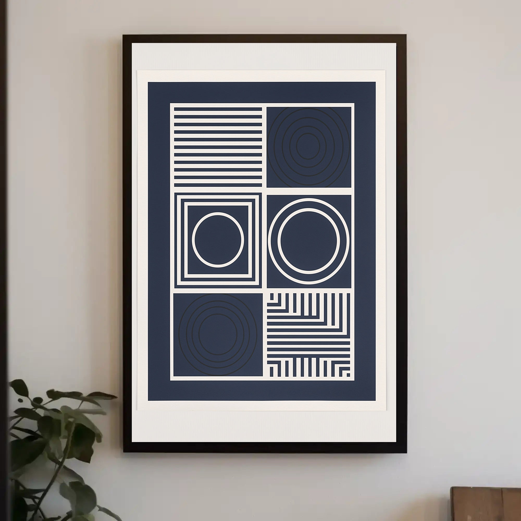 Geometric Abstraction Modern Design Abstract or Artistic Poster PosterGoat