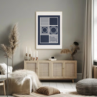 Geometric Abstraction Modern Design Abstract or Artistic Poster PosterGoat