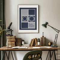 Geometric Abstraction Modern Design Abstract or Artistic Poster PosterGoat