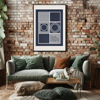 Geometric Abstraction Modern Design Abstract or Artistic Poster PosterGoat