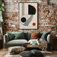 Geometric Harmony Bauhaus Inspired Abstract Artistic Poster PosterGoat