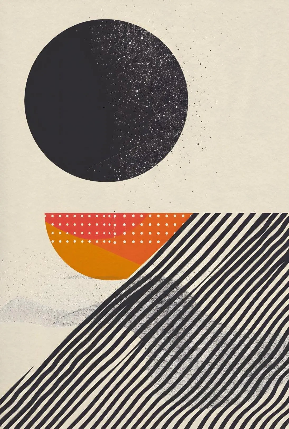 Geometric Symmetry Modern Abstract, Artistic, or Pop Culture Poster PosterGoat