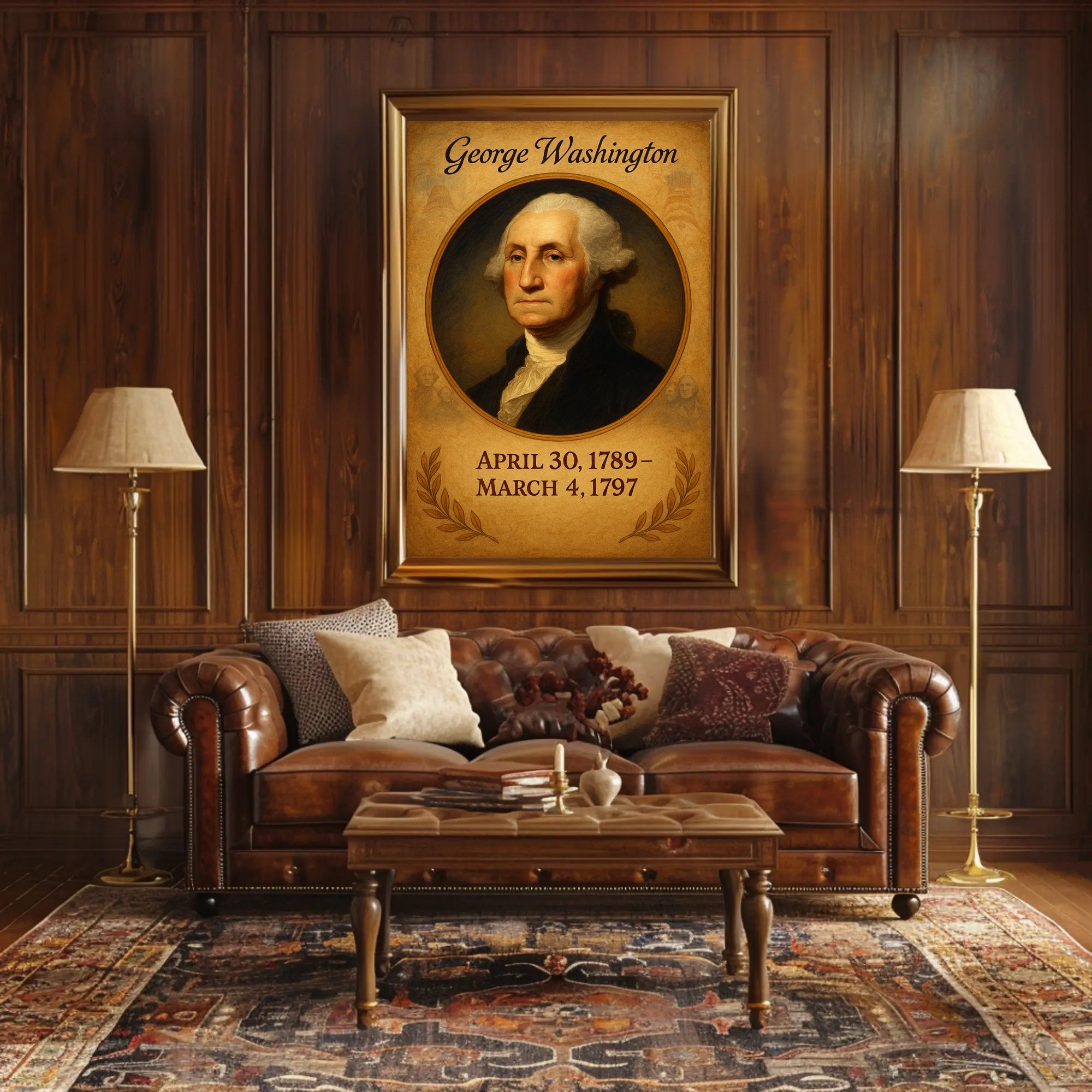 George Washington 1st President Poster PosterGoat