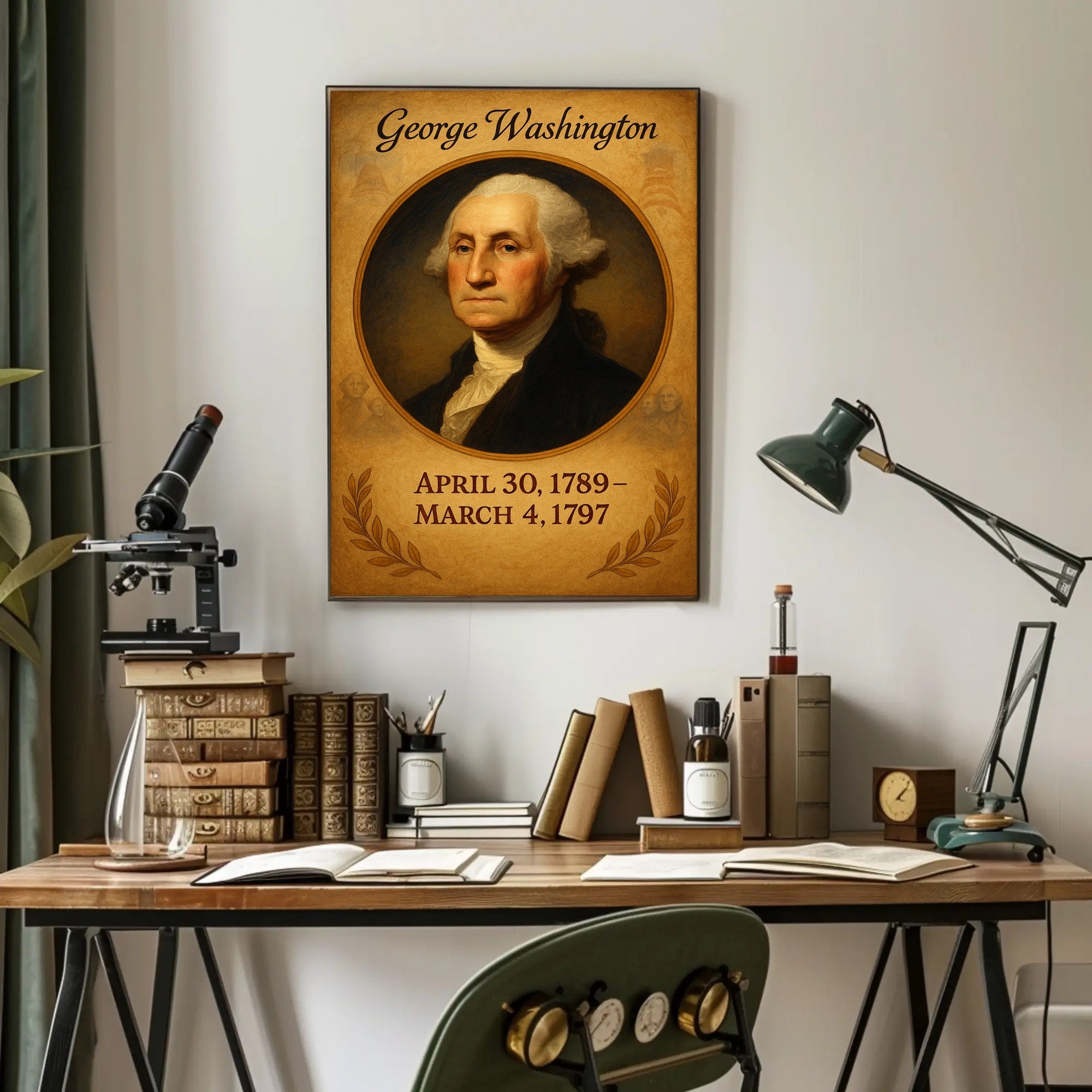 George Washington 1st President Poster PosterGoat