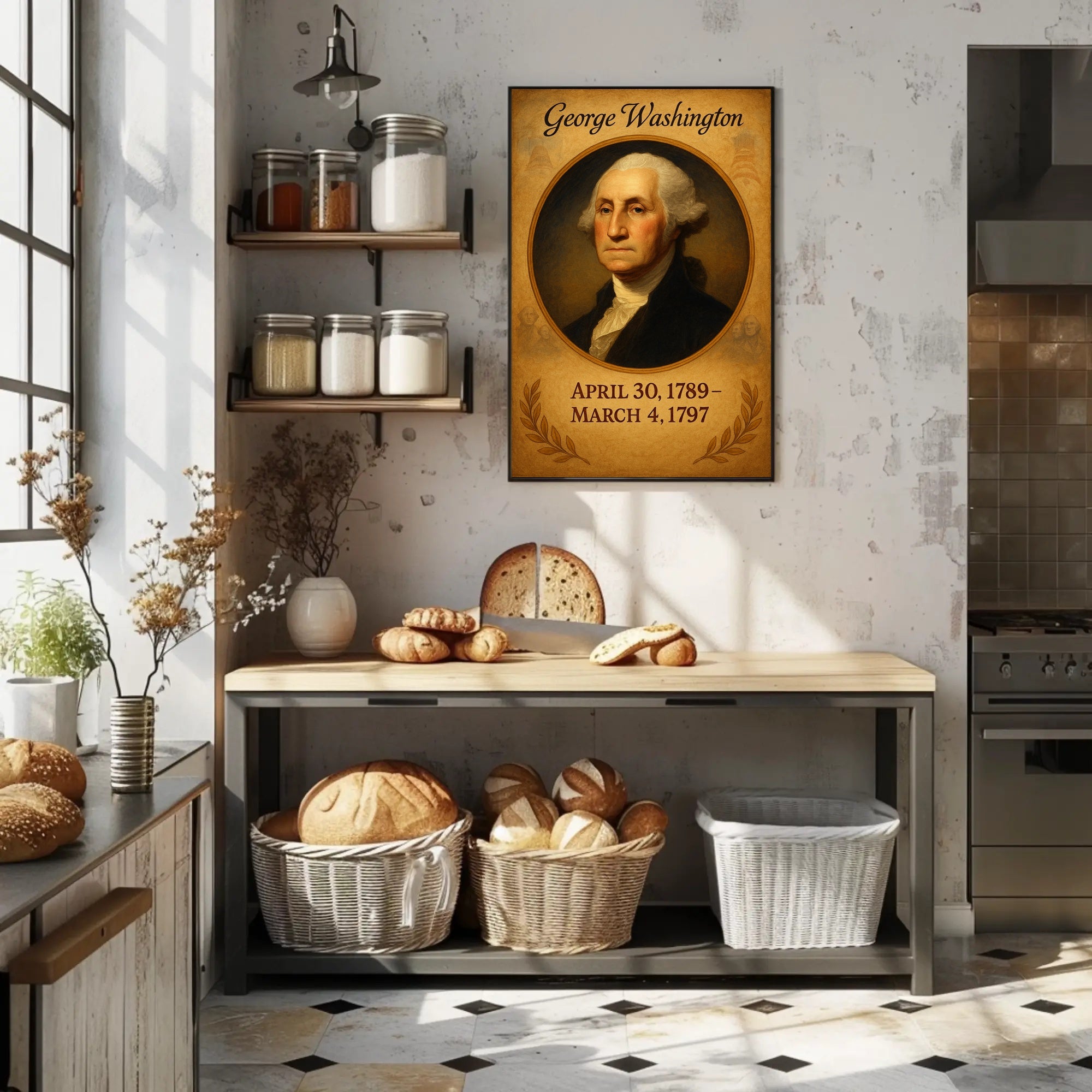 George Washington 1st President Poster PosterGoat