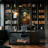 George Washington Father Of The Nation Poster PosterGoat