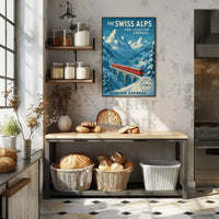 Glacier Express Scenic Swiss Travel Adventure Poster PosterGoat